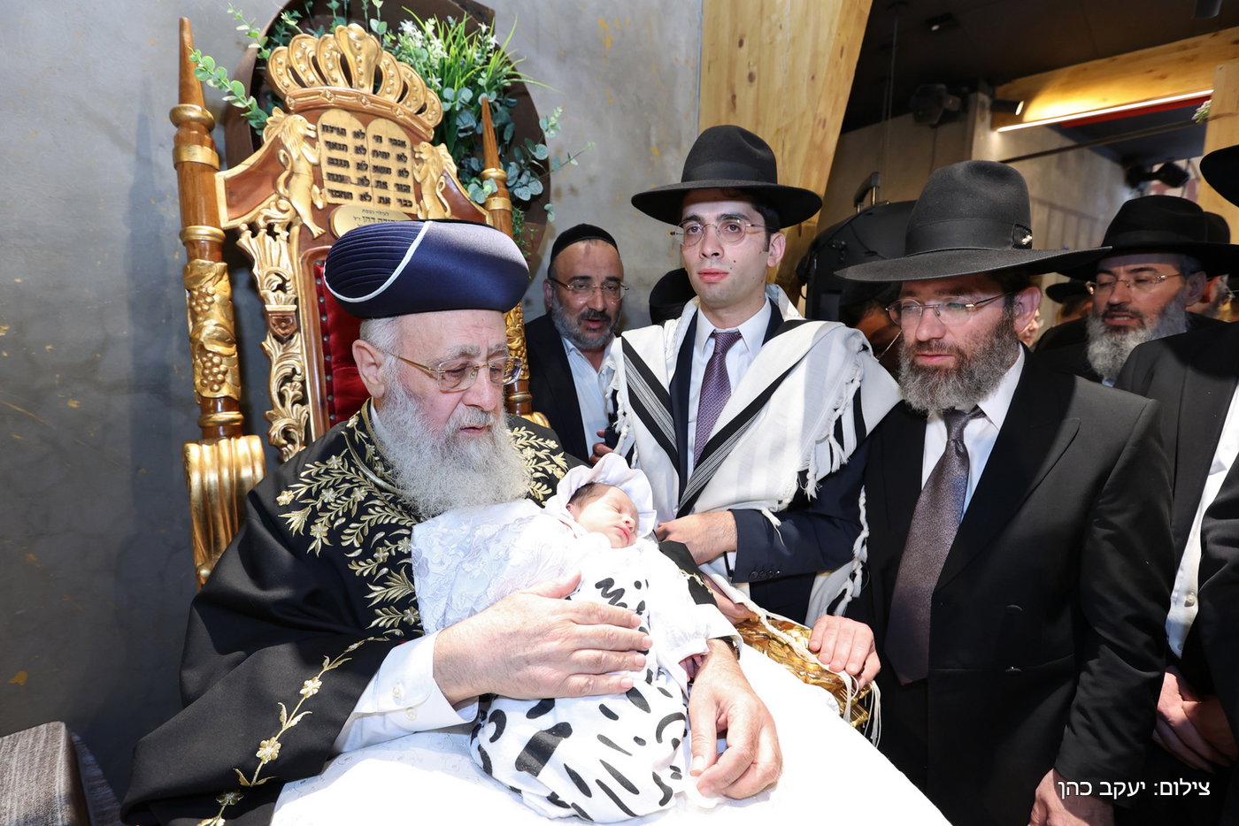 נין הראשונים לציון הוכנס בבריתו של אברהם אבינו | תיעוד