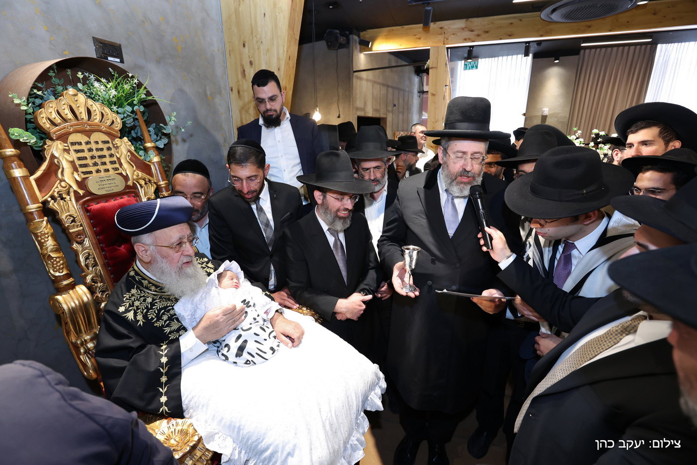 נין הראשונים לציון הוכנס בבריתו של אברהם אבינו | תיעוד