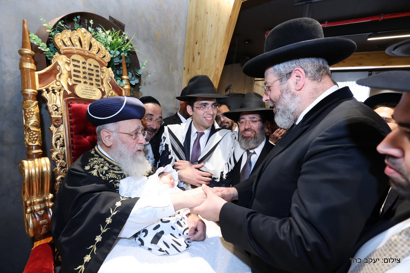 נין הראשונים לציון הוכנס בבריתו של אברהם אבינו | תיעוד