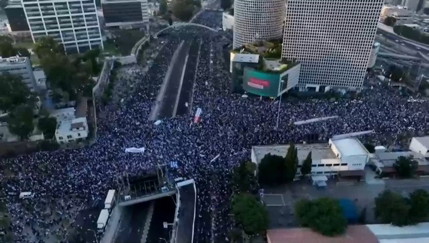 "תתחילו לספור אותנו". עצרת הענק בקפלן - ת"א