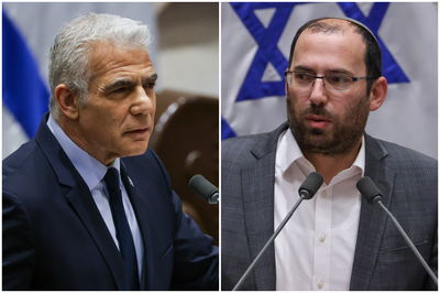 רוטמן ולפיד במליאה, הבוקר