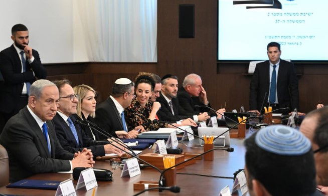 ישיבת הממשלה בשבוע שעבר