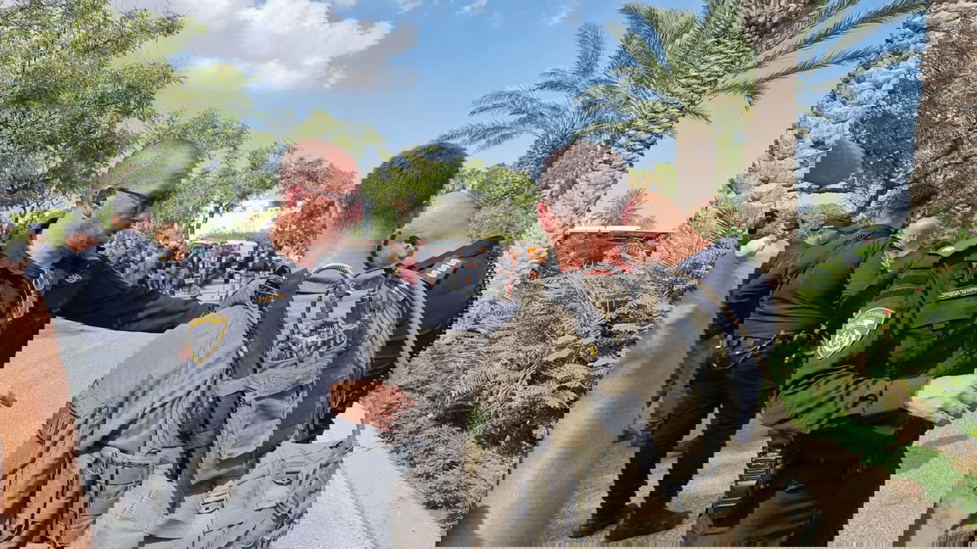 זירת הפיגוע במעלה אדומים