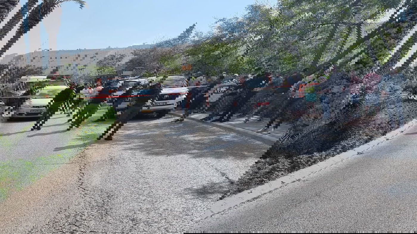 זירת הפיגוע במעלה אדומים