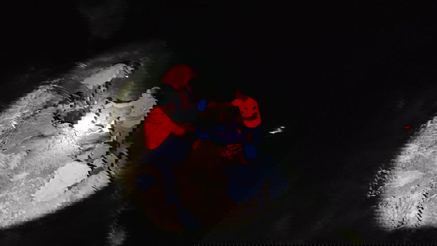 מאמצי החילוץ במהלך הלילה