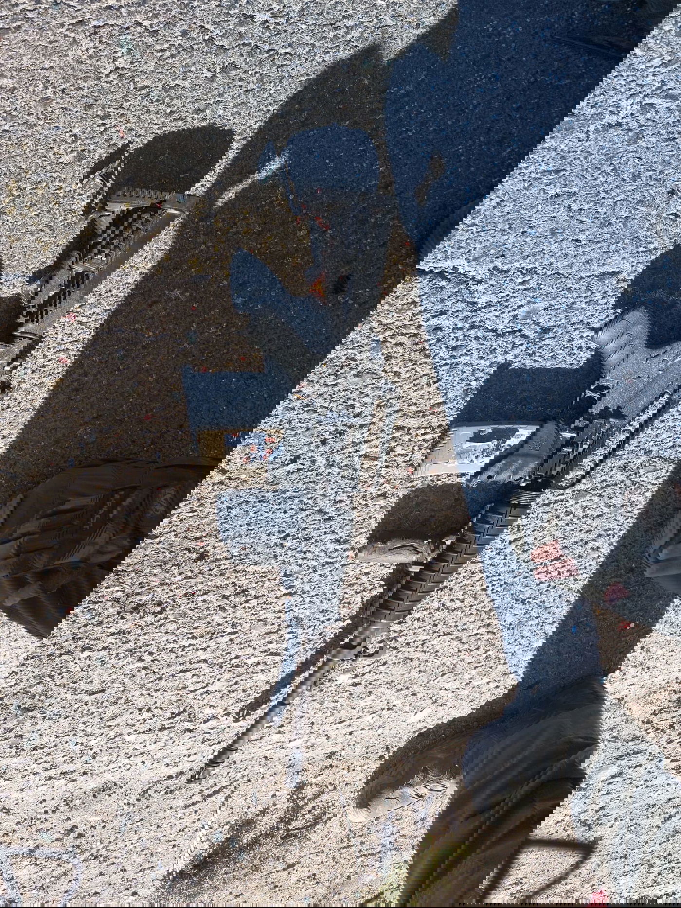 הנשק שנתפס ברכב המחבלים