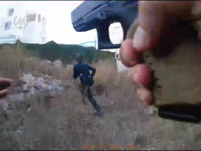 ירה על בית, ברח ונתפס לאחר מרדף שכלל ירי באוויר | צפו