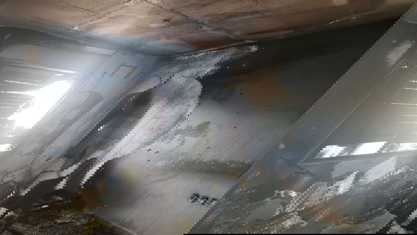 דירה במודיעין עילית אוכלסה ללא אישור - ונשרפה כליל