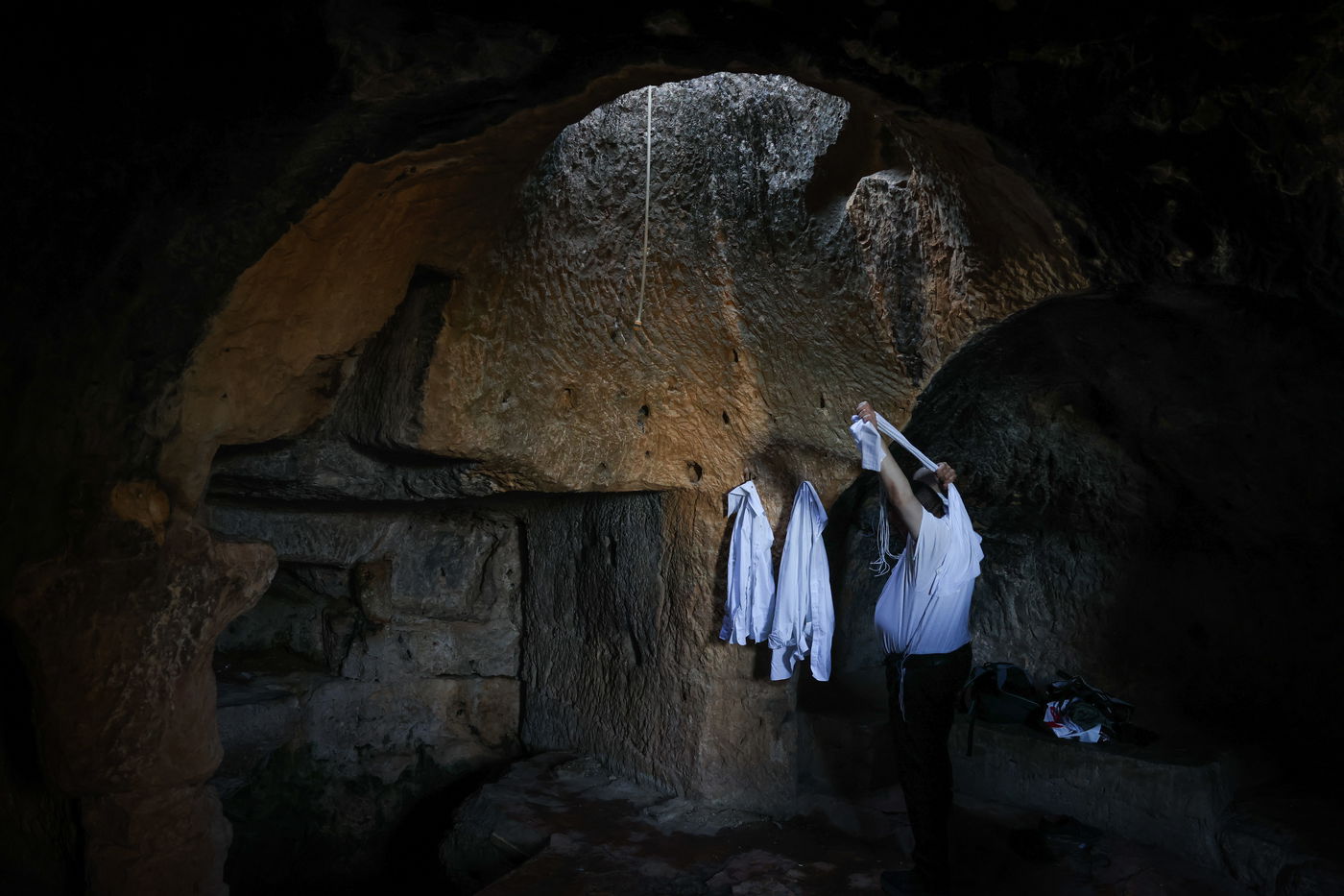 טבילה ורכיבה על סוס וגמל - בקבר שמואל הנביא | תיעוד