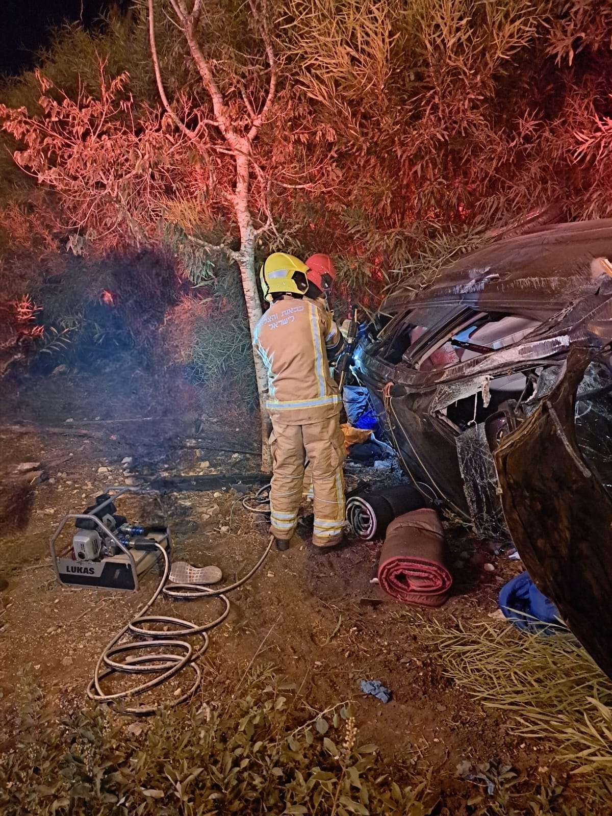 נהג רכב התהפך עם רכבו לצמחייה בצד הכביש - ונהרג