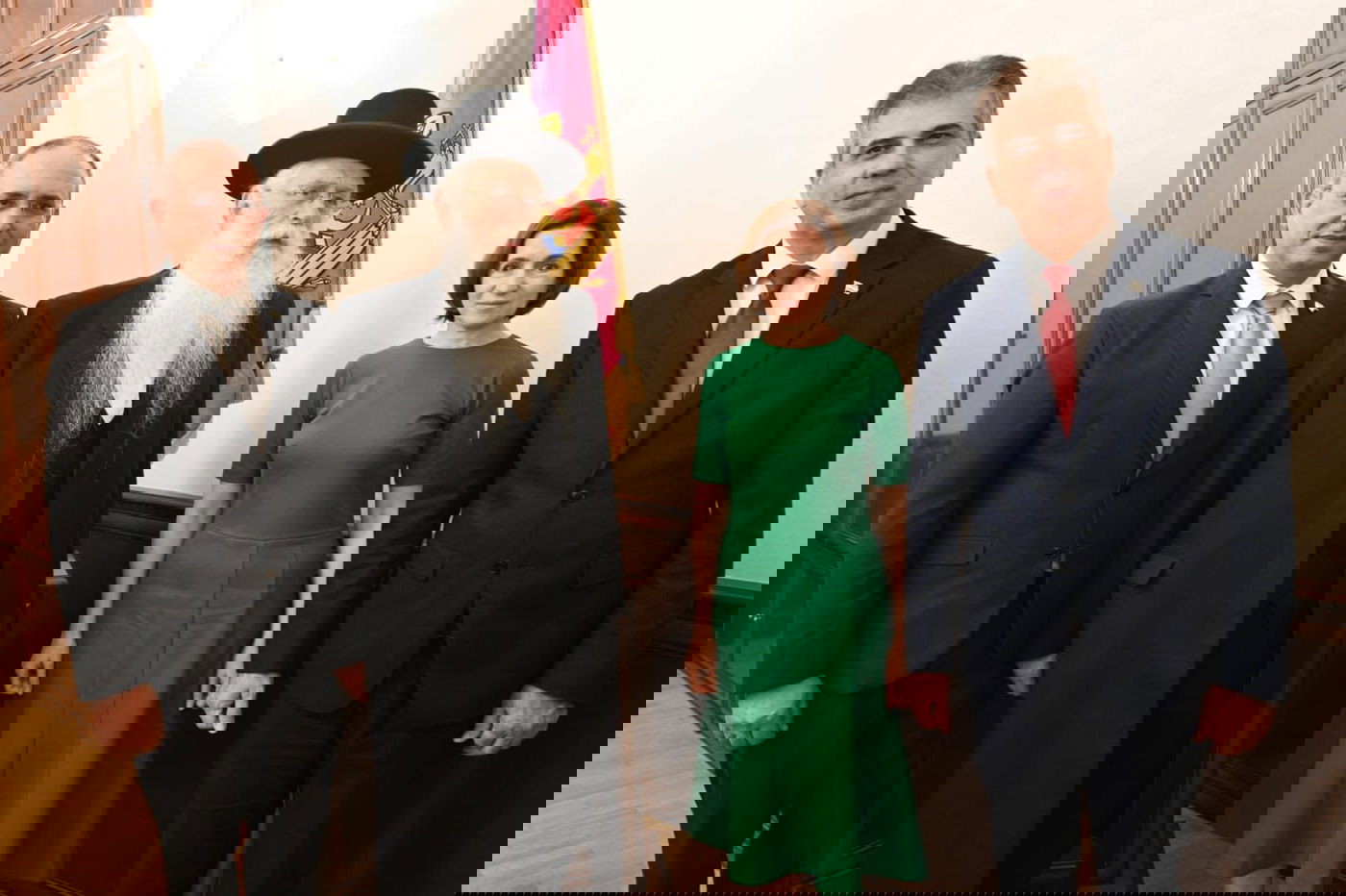 השר אלי כהן בפגישה עם נשיאת מולדובה