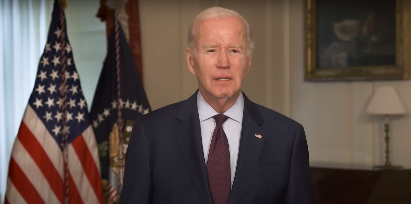 הנשיא ביידן בהצהרה. ארכיון 