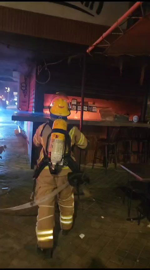 תיעוד ממאמצי הכיבוי