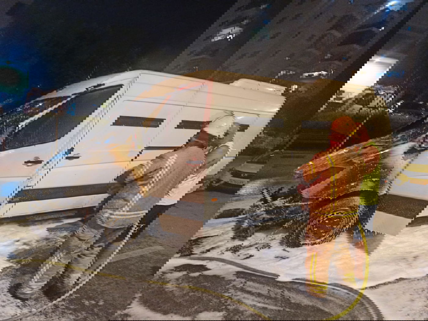 הרכבת שהוצת אמש