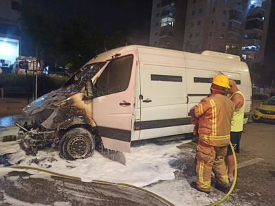 הרכבת שהוצת אמש