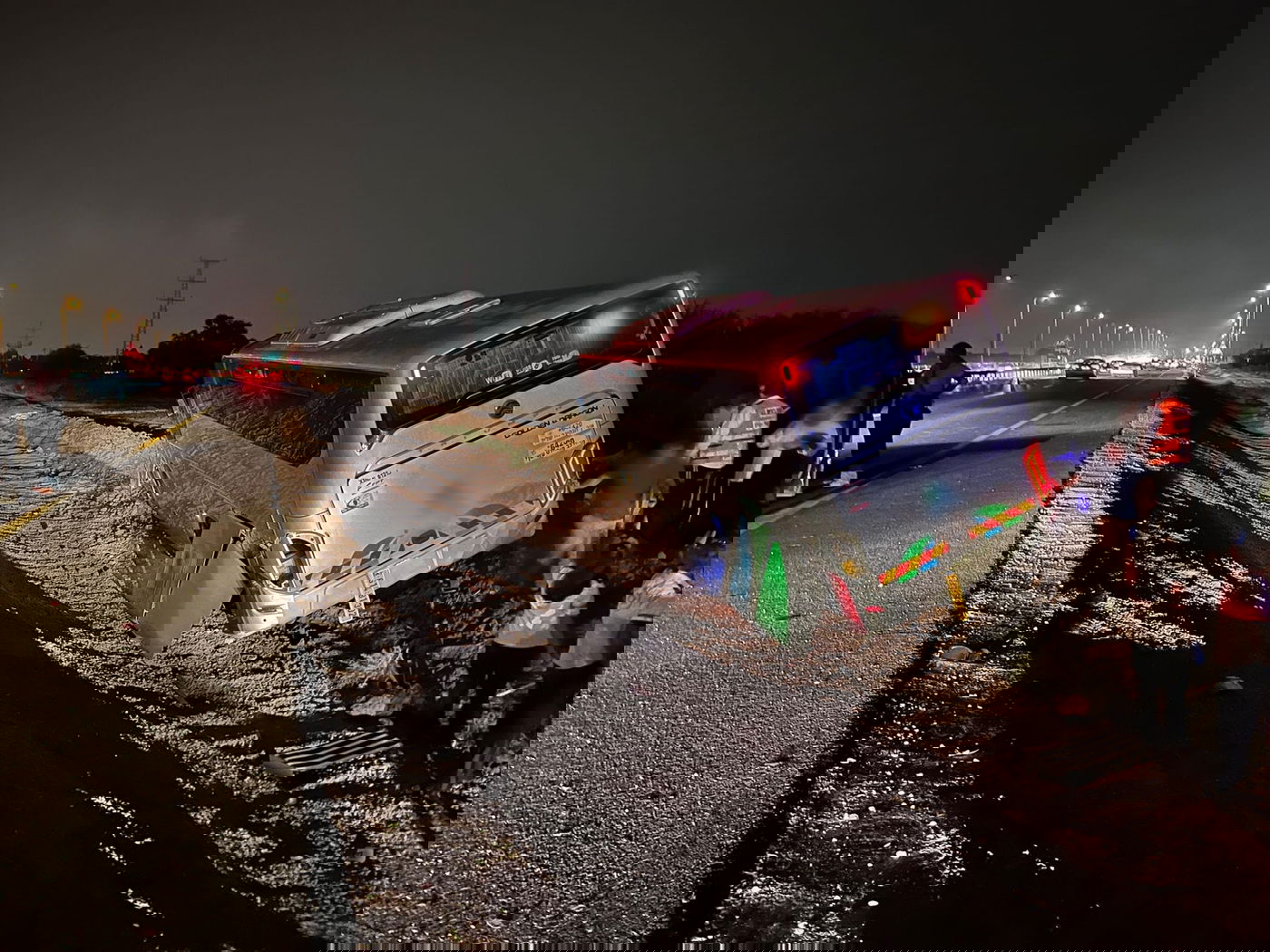 זירת התאונה