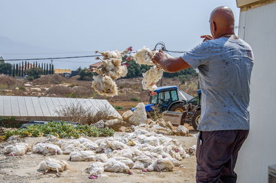 תיעוד מזעזע: אלפי תרנגולות מתו בגל החום הכבד