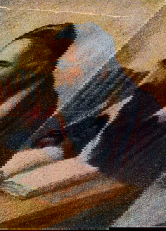 "אָהוּב סוקרטס אהוּב אפלטון, אך האמת אהובה מכל". ציור בדיוני של רבי שבתי הכהן הש"ך