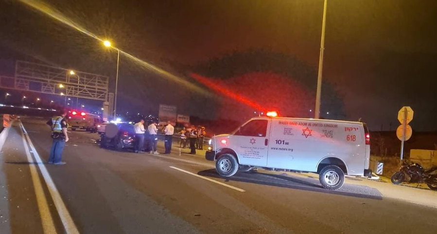 זירת התאונה הקטלנית