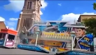 המתקן ה"מעופף" נפתח באוויר -  שבעה בני אדם נפלו | פחד בבלגיה