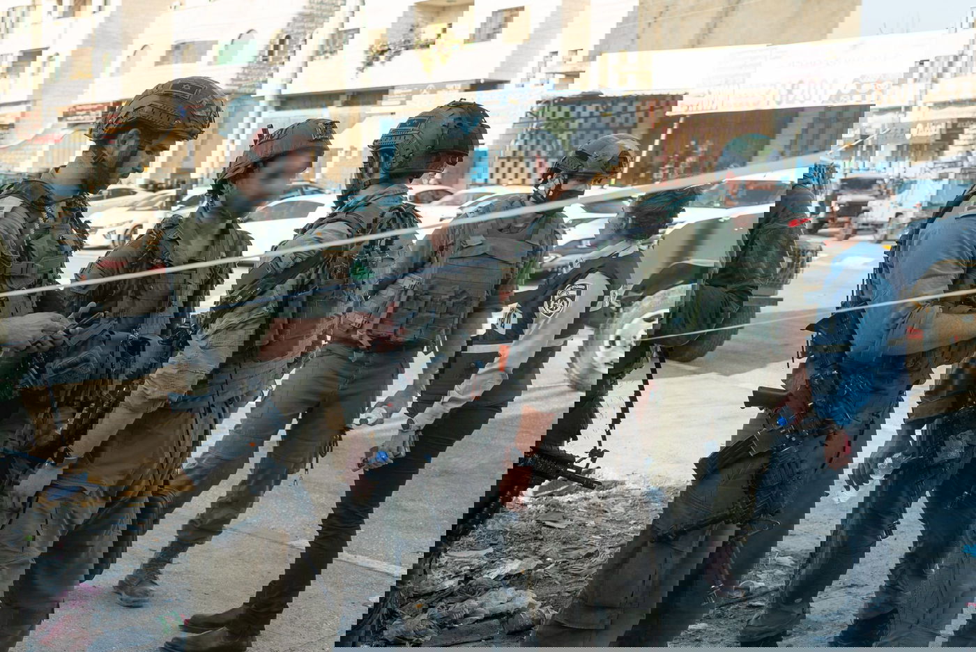 כוחות צה"ל בזירת הפיגוע, היום