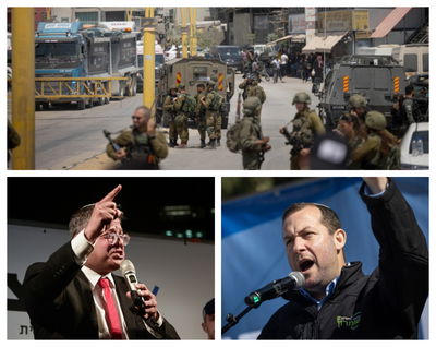 יוסי דגן, איתמר בן גביר, זירת הפיגוע היום