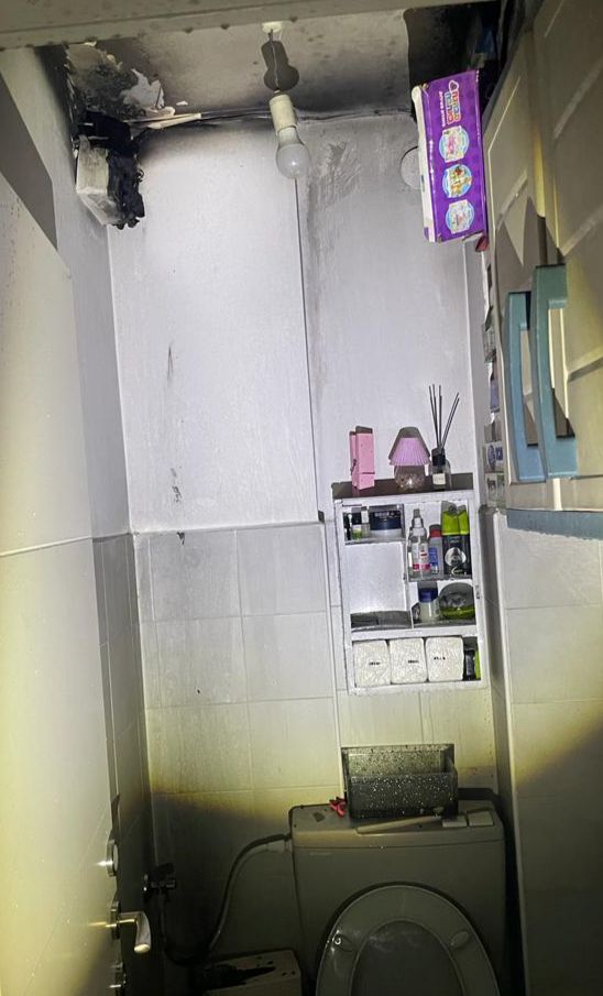 המאוורר של השירותים גרם לשריפה בדירה בבית שמש
