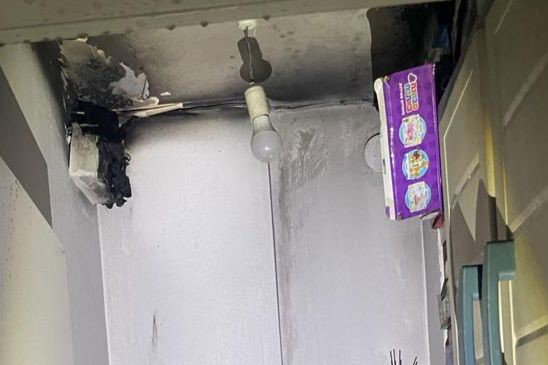 המאוורר של השירותים גרם לשריפה בדירה בבית שמש