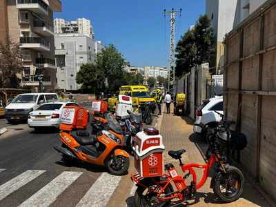 כוחות ההצלה שהגיעו היום למקום