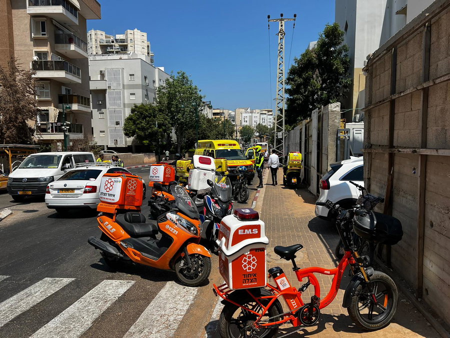 כוחות ההצלה שהגיעו היום למקום