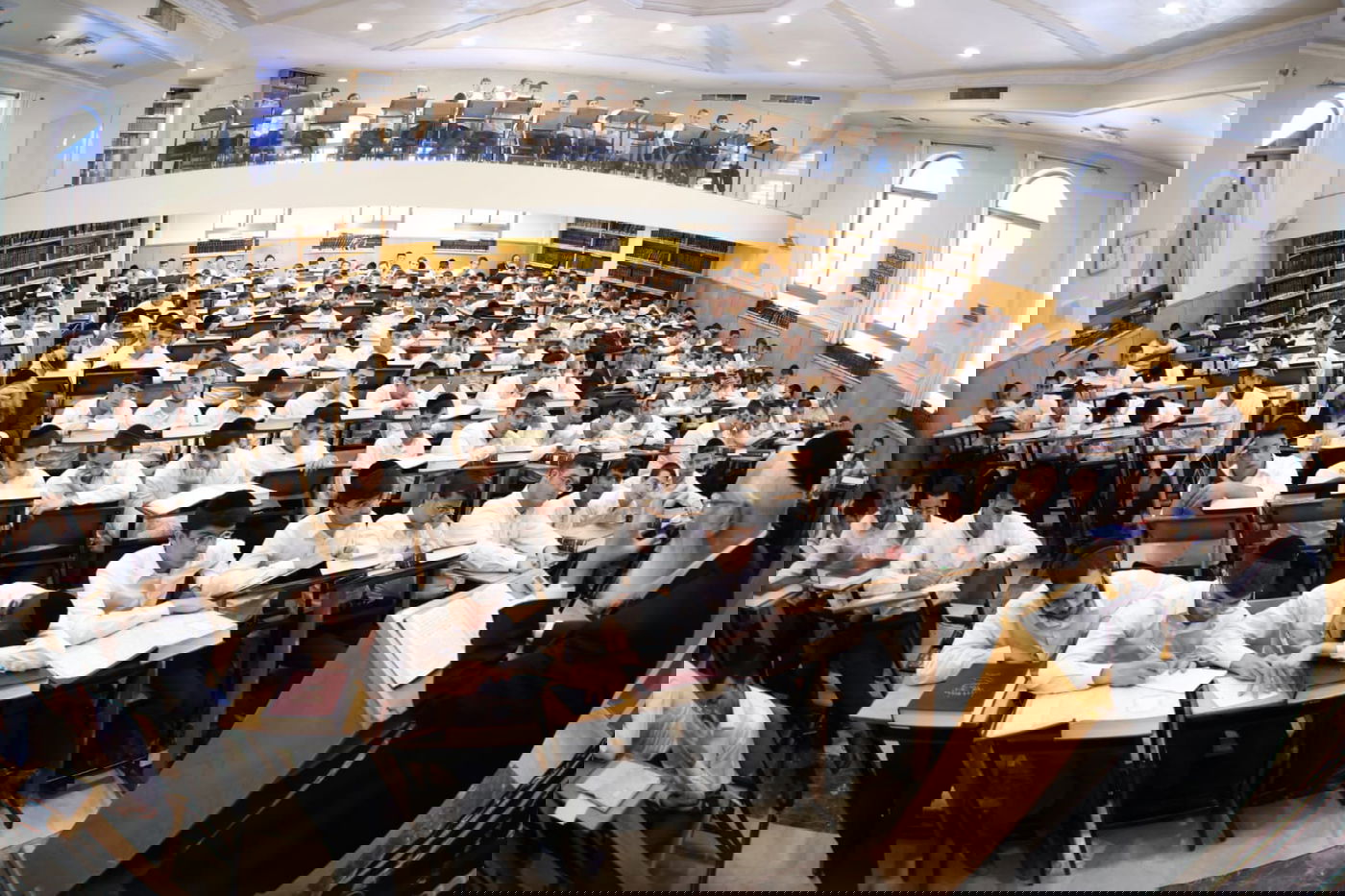 הישיבה התרחבה ובבית המדרש הוקמו גלריות • כך נראה "פתיחת הזמן"