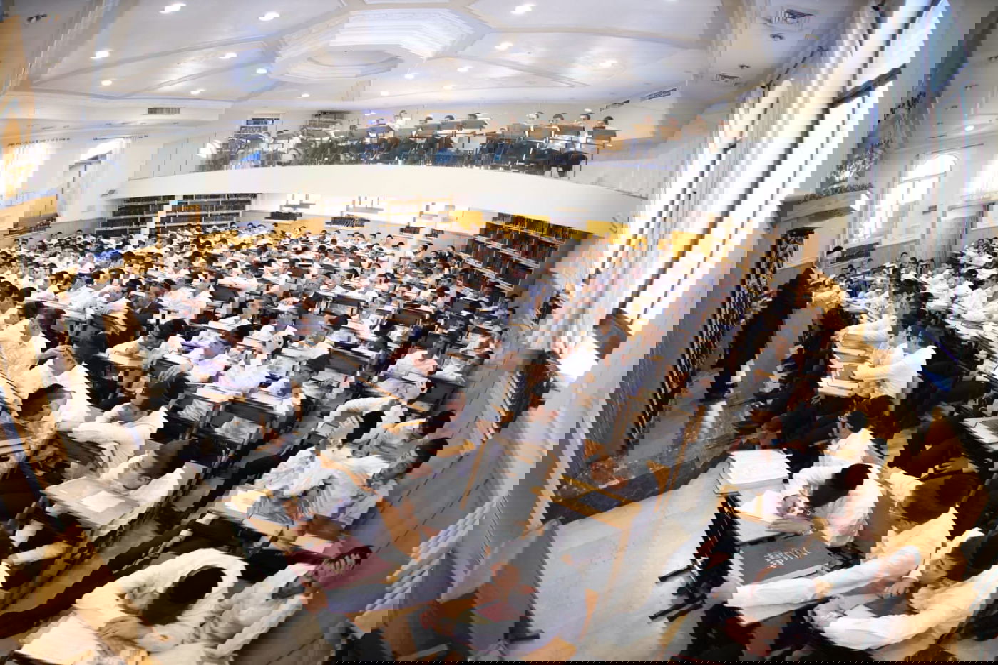 הישיבה התרחבה ובבית המדרש הוקמו גלריות • כך נראה "פתיחת הזמן"