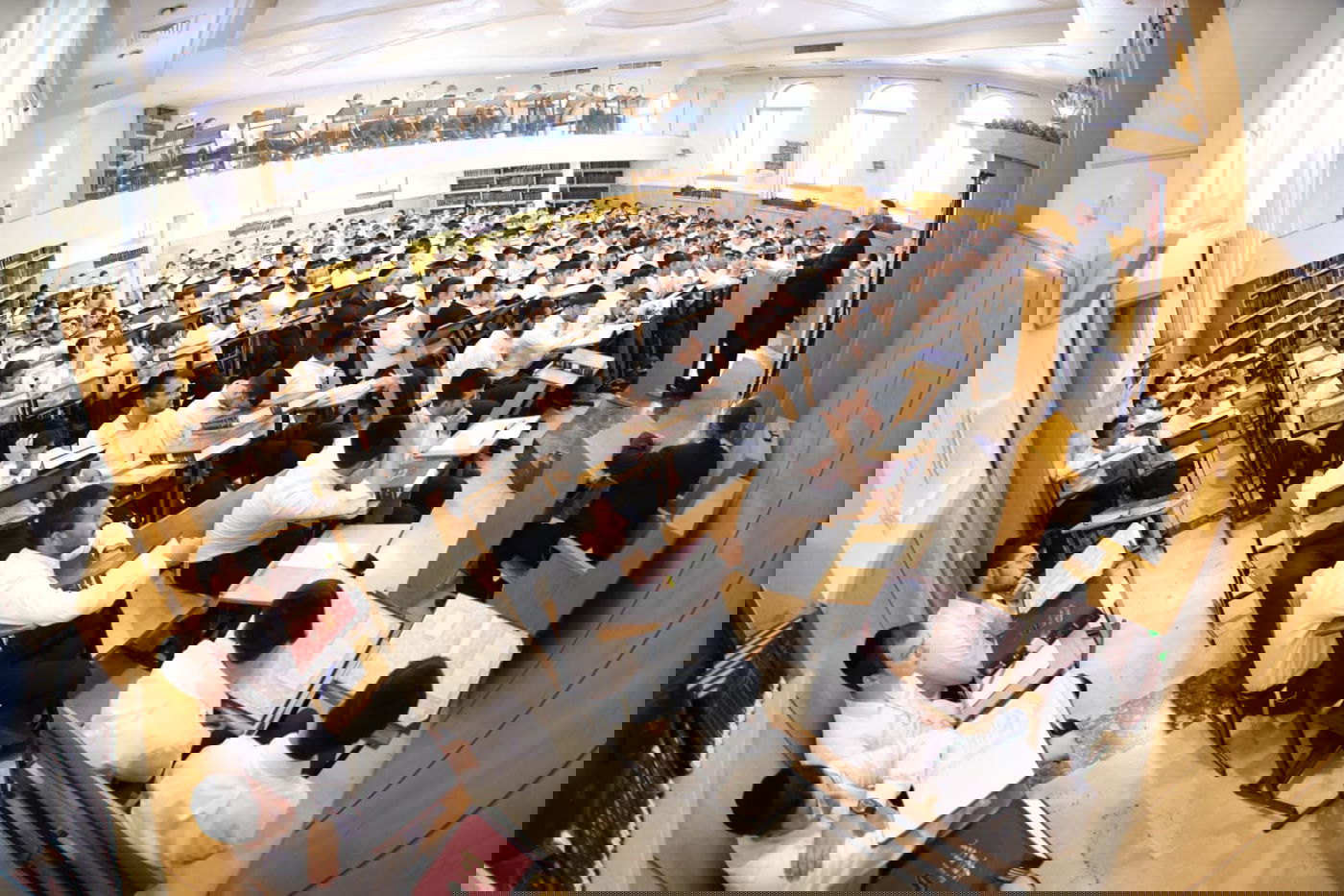 הישיבה התרחבה ובבית המדרש הוקמו גלריות • כך נראה "פתיחת הזמן"