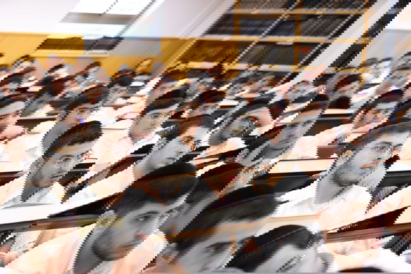 הישיבה התרחבה ובבית המדרש הוקמו גלריות • כך נראה "פתיחת הזמן"