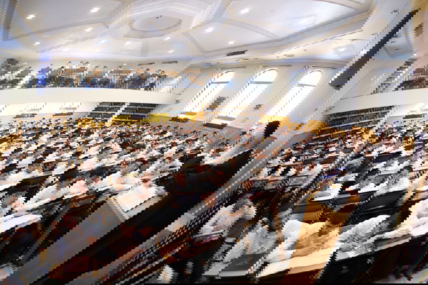 הישיבה התרחבה ובבית המדרש הוקמו גלריות • כך נראה "פתיחת הזמן"