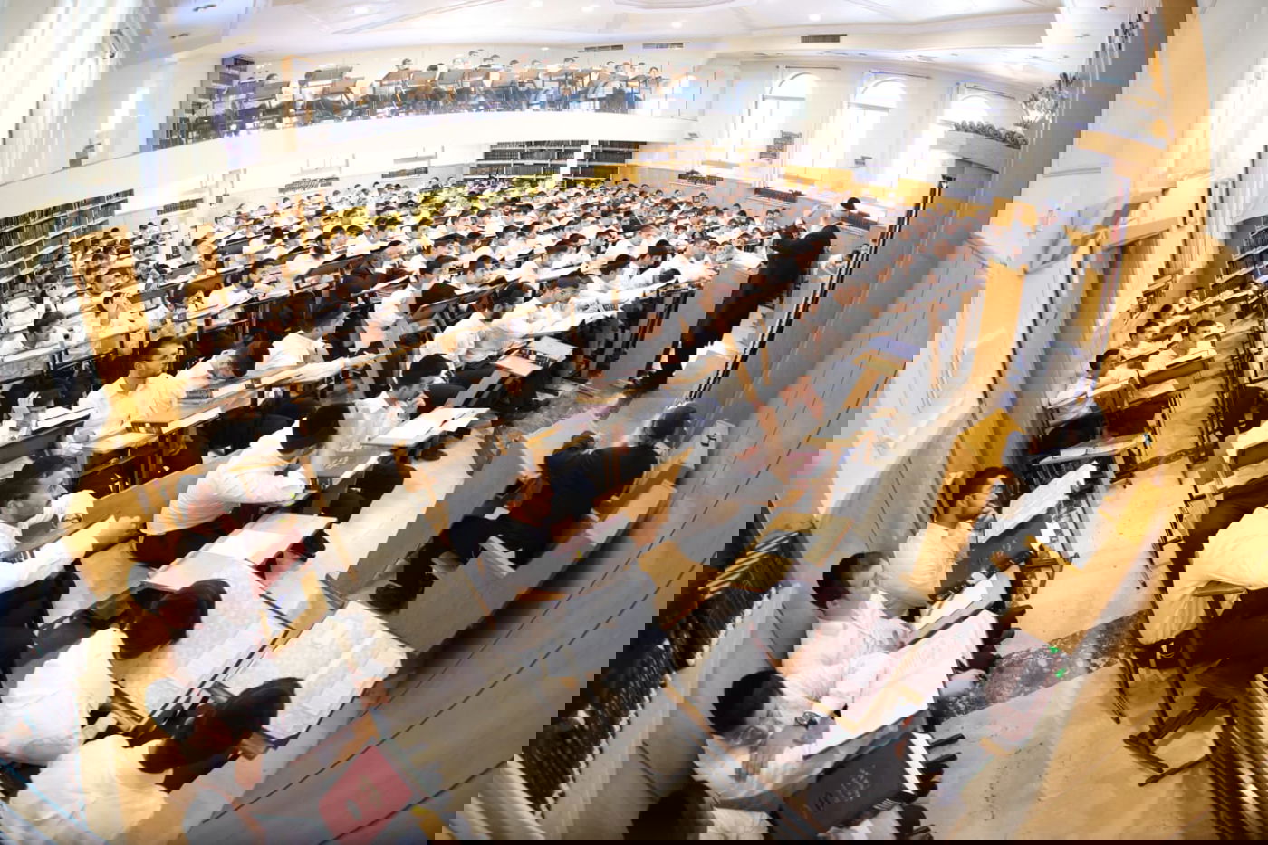 הישיבה התרחבה ובבית המדרש הוקמו גלריות • כך נראה "פתיחת הזמן"