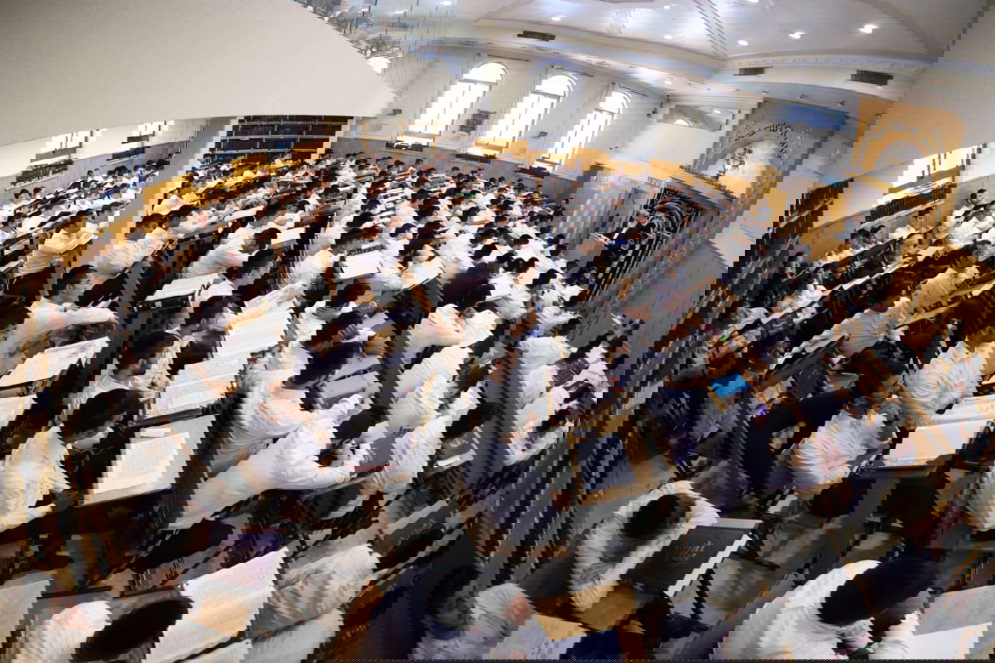 הישיבה התרחבה ובבית המדרש הוקמו גלריות • כך נראה "פתיחת הזמן"