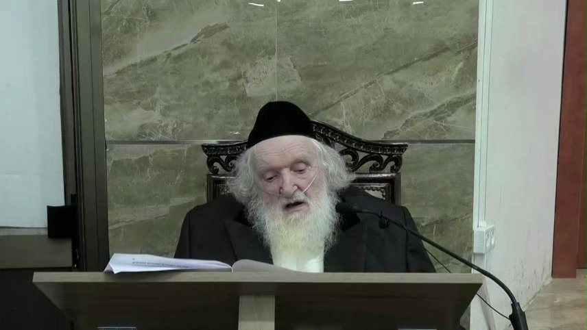 "כמו ראשי ישיבות". הגר"מ שטרנבוך בשיעור פתיחה בישיבה בבית שמש