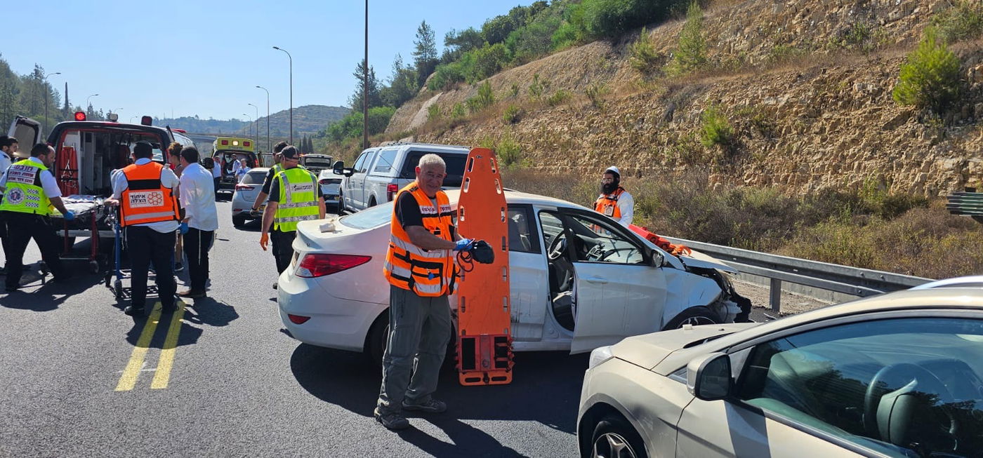 זירת התאונה היום