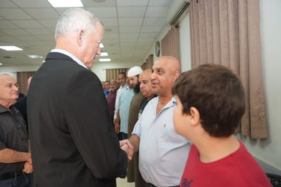 בני גנץ בטירה, בשבוע שעבר