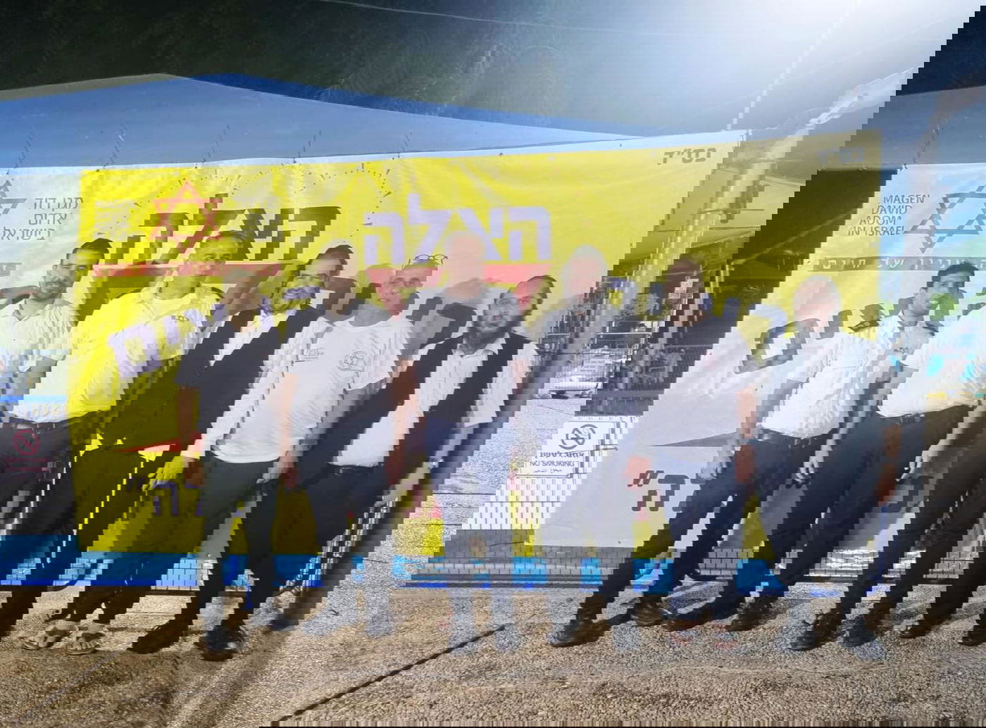 ערב גיבוש והתאחדות למאות מתנדבי 'הצלה – מד"א'