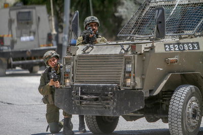 פעילות כוח צה"ל בשומרון ליד שכם