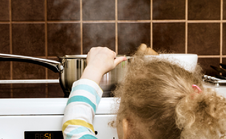 כוויה ממרק רותח | אילוסטרציה