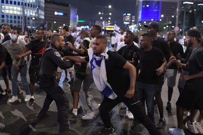 ההפגנה הסוערת בשבוע שעבר