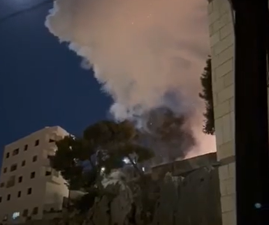 הפיצוץ, הלילה