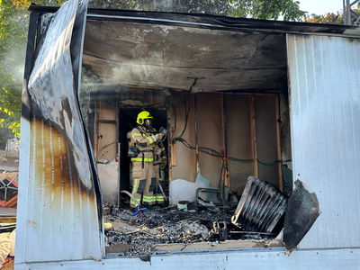 זירת השריפה, הבוקר