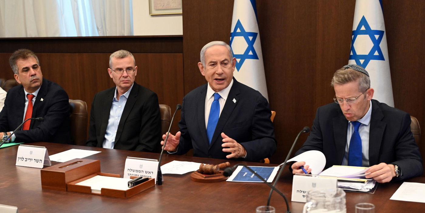 נתניהו בישיבת הממשלה