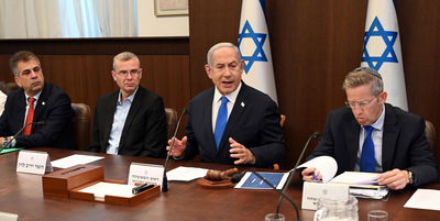 נתניהו בישיבת הממשלה