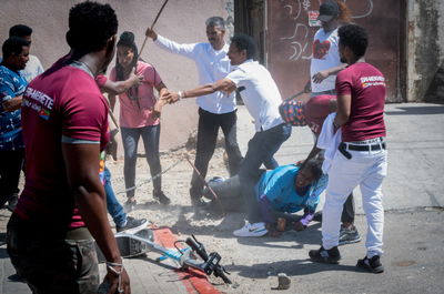 המהומות בתל אביב