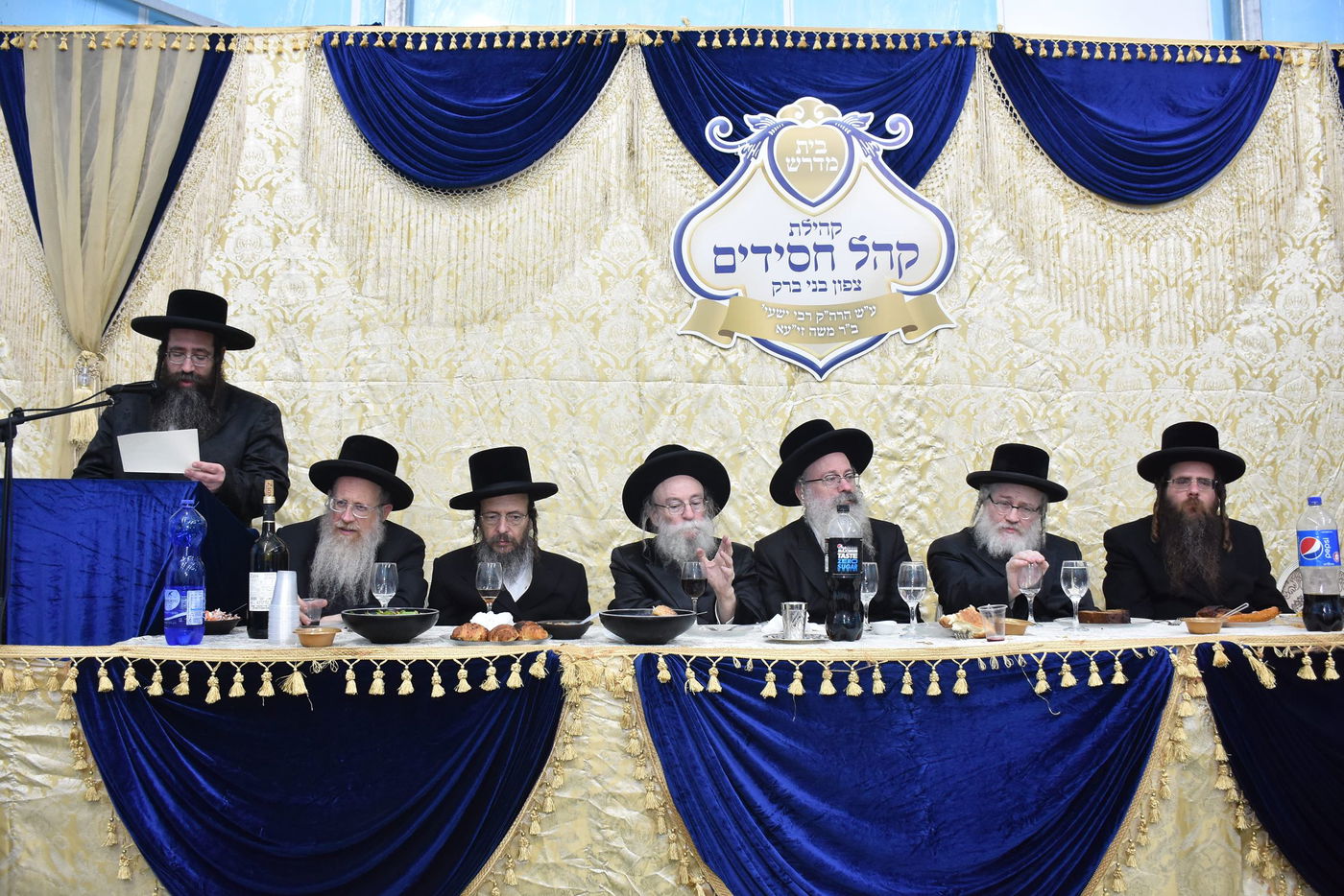 מעמד הכתרת הגר"מ שוורץ לרב קהילת קהל חסידים בצפון בני ברק